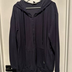 Eddie Bauer Navy Blue Zip-up Jacket